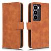For itel City 100 4G Leather Case Skin Feel Anti Drop Wallet Flip Phone Cover