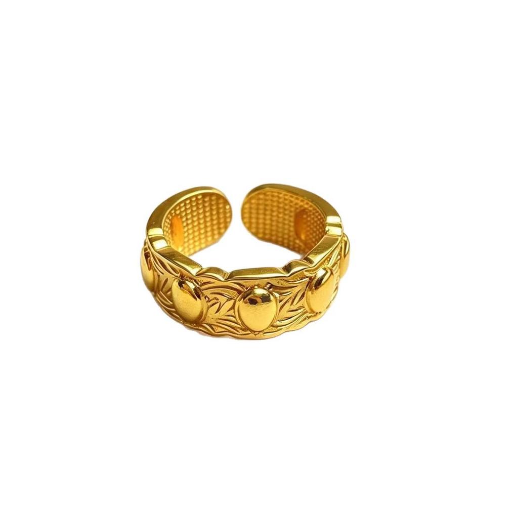 Seven Grains Rice Wheat Ear Unisex Adjustable Ring - Unique 2026 Design