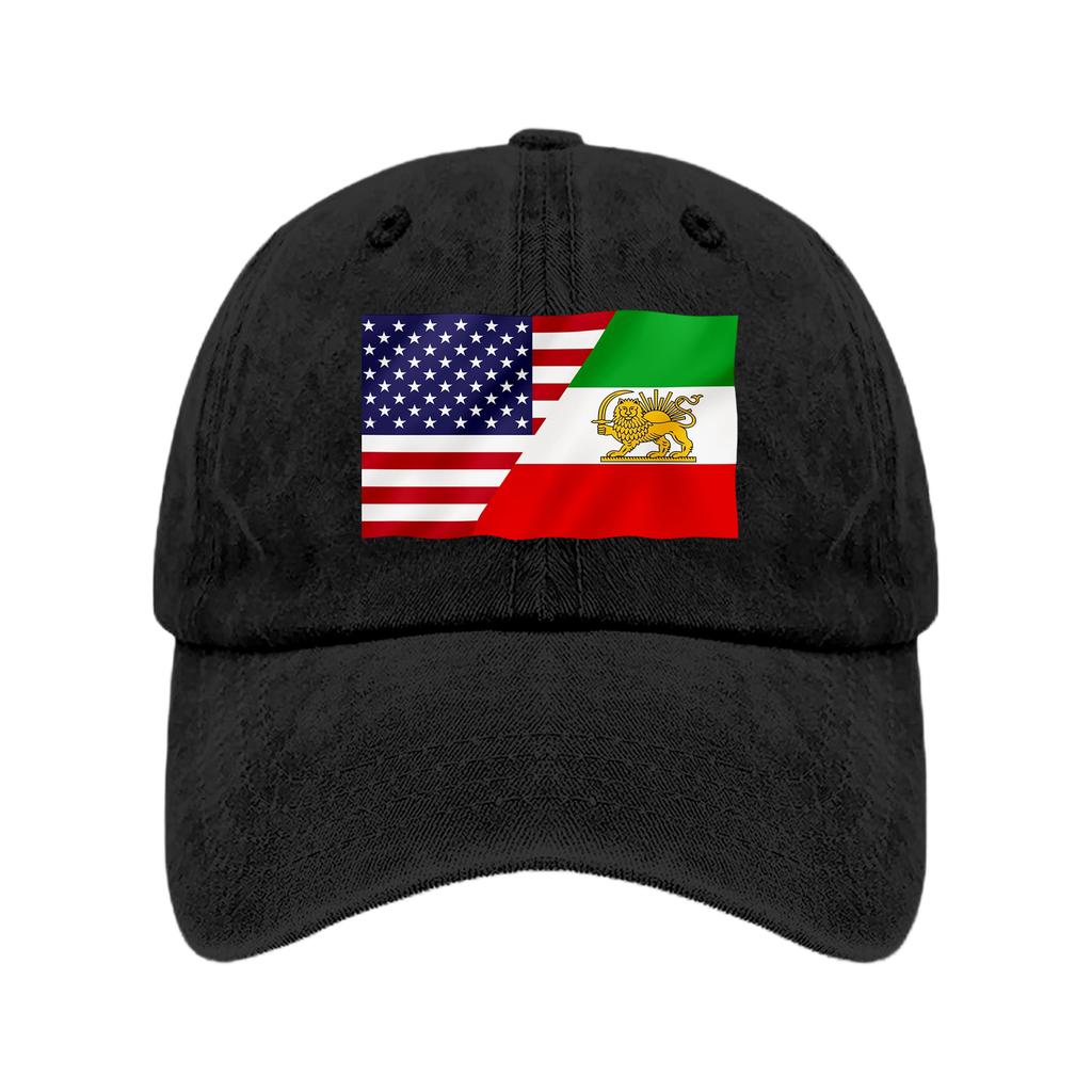 Fashion Print Baseball Cap, Fabric, Unique Design, Cross-border DirectShipping, In-stock & Ready To Ship