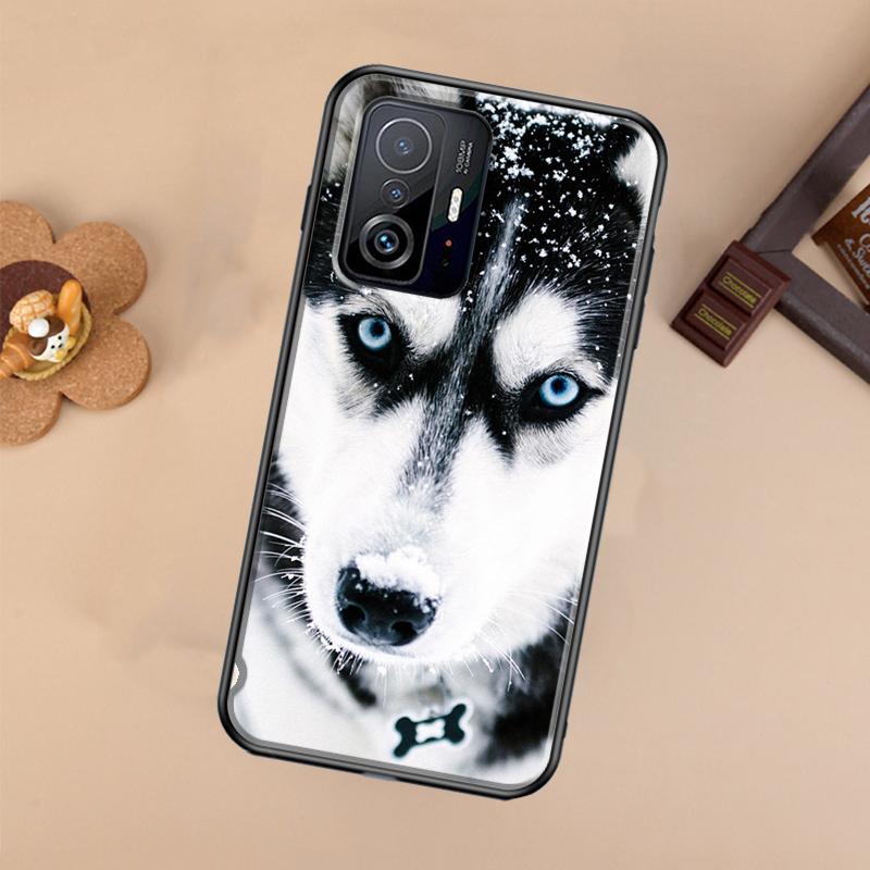 Alaskan Husky Dog Cute Puppy Case For Xiaomi 14T 11T 12T 13T Pro 13 14 Ultra POCO X7 Pro X3 X5 F3 F5 F6 M6 X6 Pro Cover