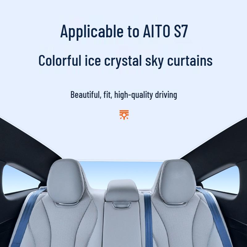 Luxeed S7 2023 Sunroof Sunshade: Ice Crystal Heat Insulation & Privacy Shield