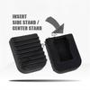 1pc Motorcycle Footrest Soft Rubber Pad Scooter Footrest Base Plate Anti-slip Base Most Motorcycle Base Bracket Extension Foot