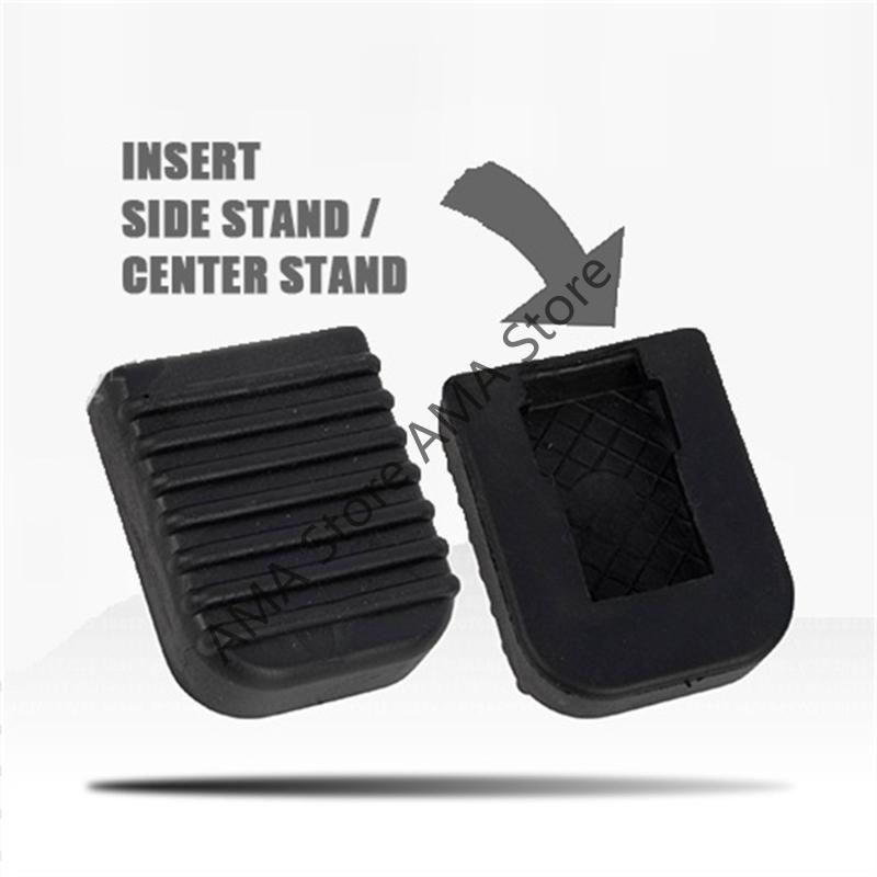 1pc Motorcycle Footrest Soft Rubber Pad Scooter Footrest Base Plate Anti-slip Base Most Motorcycle Base Bracket Extension Foot