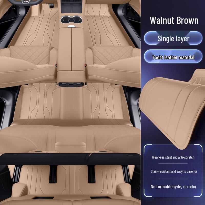 Blue Electric E5 PLUS Full Coverage Foot & Trunk Mats for 26 Models - Car Modification Accessories.