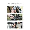 Light Pressure Cylinder Aluminum Alloy Front Fork Pump Rear Shocked Absorber Road Bicycle Inflatable 300PSI Bike Accessories