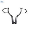 For BMW F Chassis F10 F11 F20 F22 F30 F32 F34 F36 F06 F12 F15 F16 Car ABS Matte Black Interior Steering Wheel Cover Frame Trim