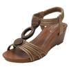 Fashion Bohemian Wedge Sandals Women Vintage Women Sandals Anti-Slip Roman Shoes Women Casual Sandals Platform Gladiator Shoes