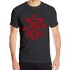 RONGS Occult Sigil of Lucifer Satanic Mens Quick Dry Moisture Wicking UV Sun Protection T-Shirts Running Shirts