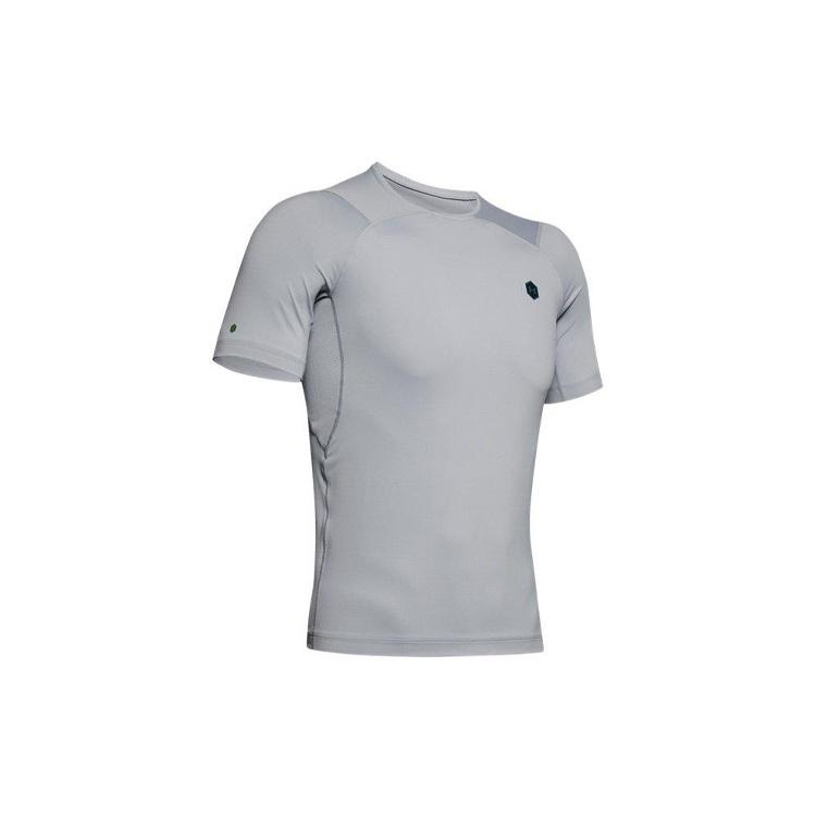 Men s Under Armour RUSH HeatGear Short Sleeve Gray 1353449-011 L