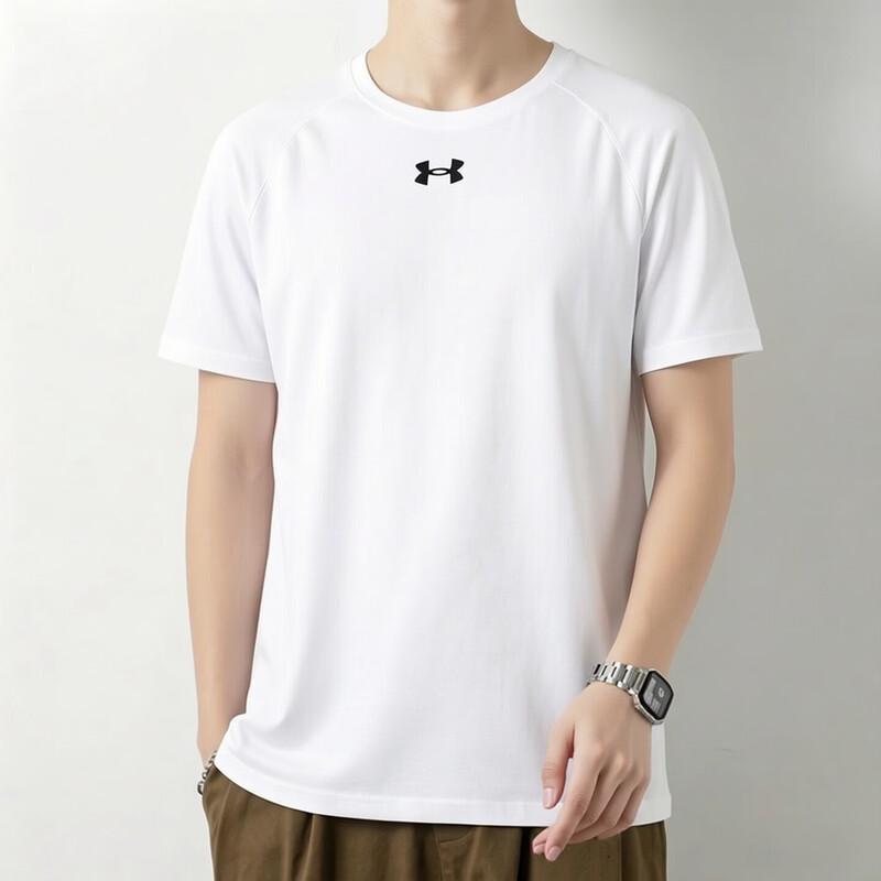Under Armour Men s Round Neck Short Sleeve Training T-Shirt 3XL белый