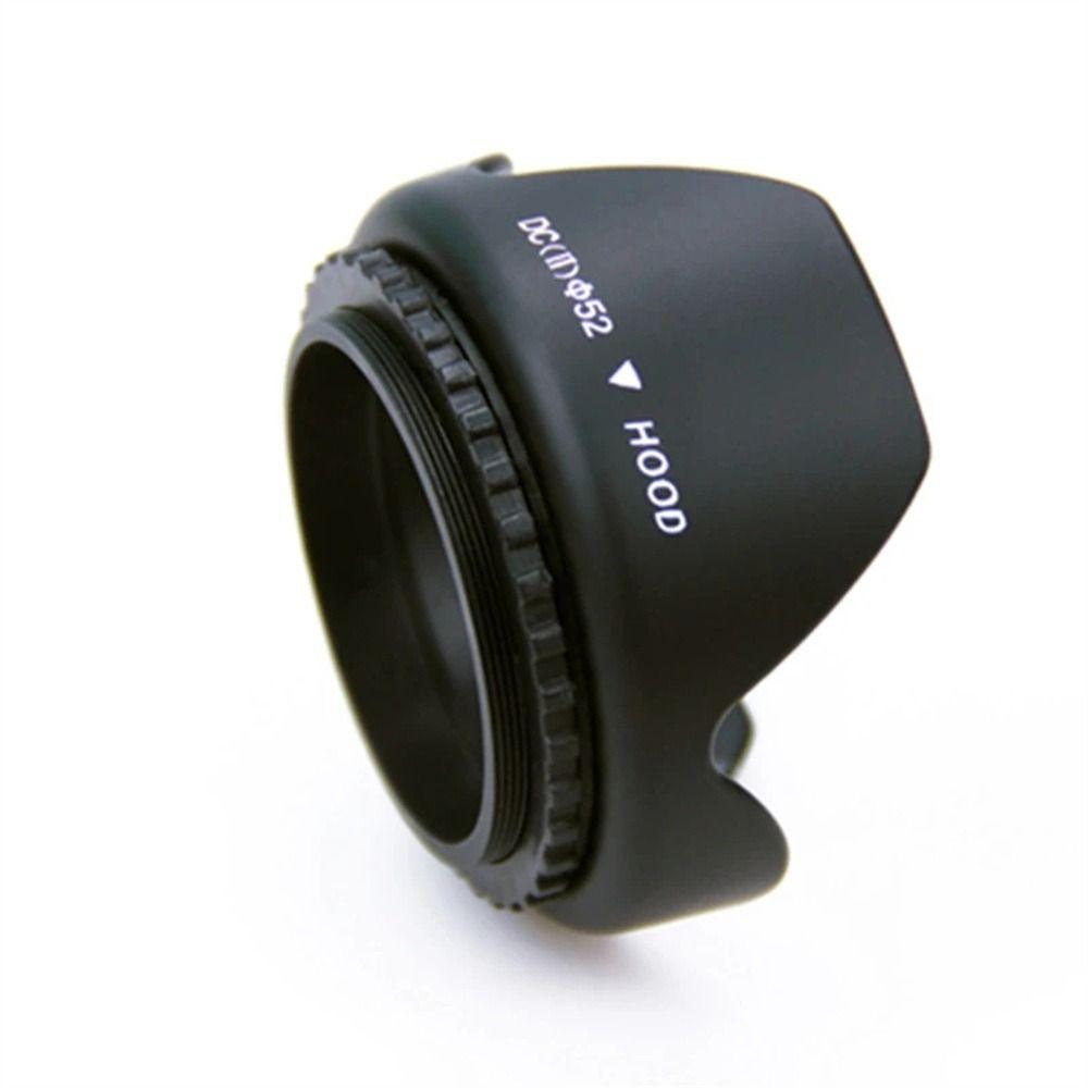 Screw-in Camera Lens Hood Tulip Petal Lens Shade Flower Lens Hood 49mm 52mm 55mm 58mm