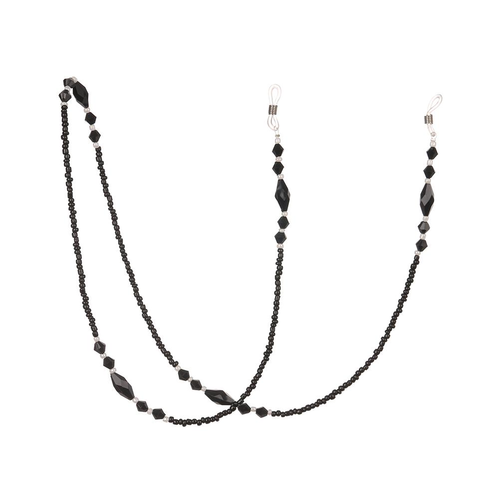 

Acrylic Beads Reading Glasses Black Eye wear Accessories Eyeglass Lanyard Glasses Chain Glasses білий