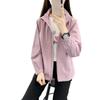 Jacke Damen Herbst Neu Outdoor Sportjacke Damen Elastisch Abnehmbare Kapuze Bergsteigeranzug