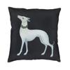 Italian Greyhound Cushion Covers 45x45cm Velvet Whippet Sihthound Dog Throw Pillow Case for Sofa Square Pillowcase Home Decor
