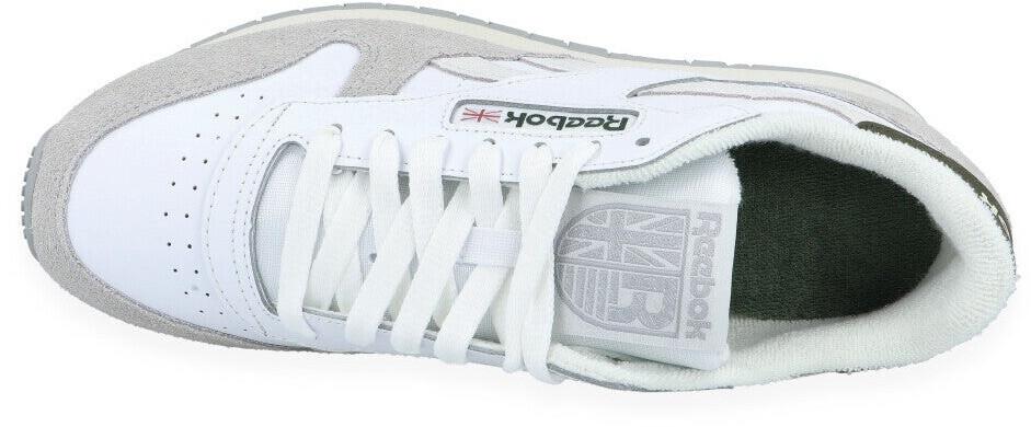 Кроссовки Reebok Classic Leather белый/стильный туман/чистый серый