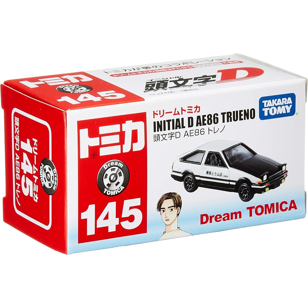 Takara Tomy Tomica Initial D AE86 Trueno Diecast Model Car 78x40x39mm