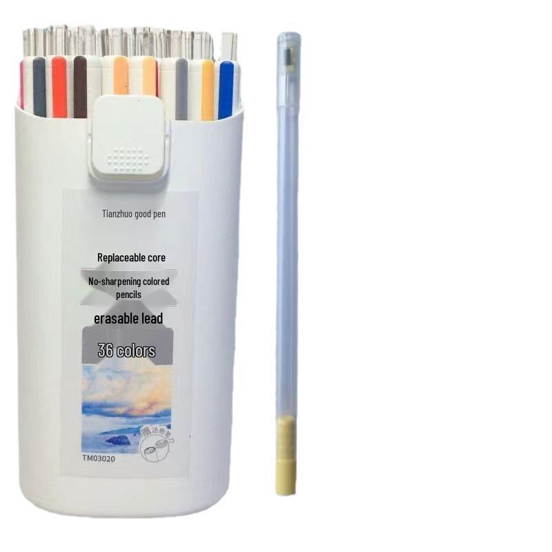 Tianzhu 3.0 Erasable Mechanical Colored Pencils with Replaceable Lead for Student Art and Hand-drawn Creations