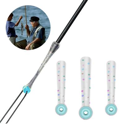 10 KS Vícebarevné Černé Silikonové Držáky na Splávky Velké Konkurenční Ochranné Šňůry Dvojité Jádro Anti-Winding Držáky na Splávky