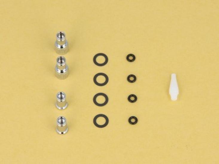 Abu Garcia Side Cup Nut Set for Chrome Black Avail 2500C