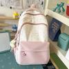 Schoolbag Mori student schoolbag female contrasting color high value campus backpack large capacity star printing fashion backpack