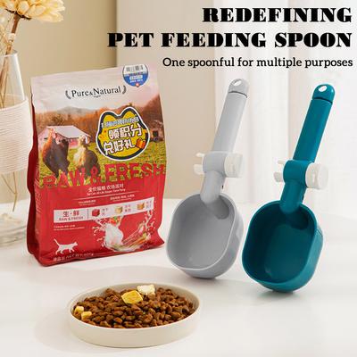 PP Material Pet Food Spoon Large Capacity Easy Use Pet Food Spoon Pet Product