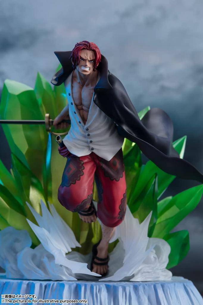 TAMASHII NATIONS Figuarts ZERO Fierce One Piece Shanks Uta PIECE FILM RED 240 mm bemalte fertige Figur [Super Battle] & -ONE Ver.- Ca.. PVC&ABS