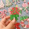 16/32Pcs Creative Christmas Lollipop Ornaments Colorful Christmas Tree Ornament  Party Supplies
