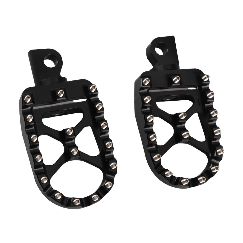 Universal Motorcycle Footrest Foot Pedal 10mm Install Dia CNC Aluminium Alloy