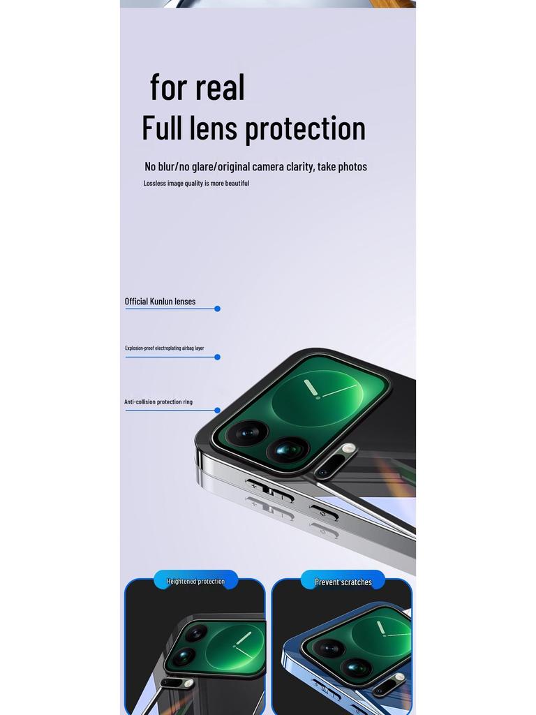 Xiaomi 17 Pro Max Handyhülle - Neue High-End, Sturzsichere Schutzhülle aus Spiegelglas