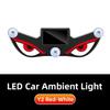 Blinking Moving Eyes Solar Demon Eye Light Anti-Rear-End Light  Universal Car Fit