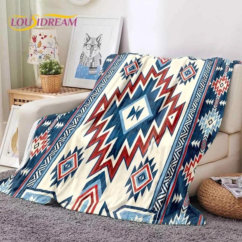 3D Lastest Nordic Turkish Bohemia Celt Soft Flannel Blankets,Throw Blanket Comfortable Blanket for Picnic Beds Sofa Home Bedroom