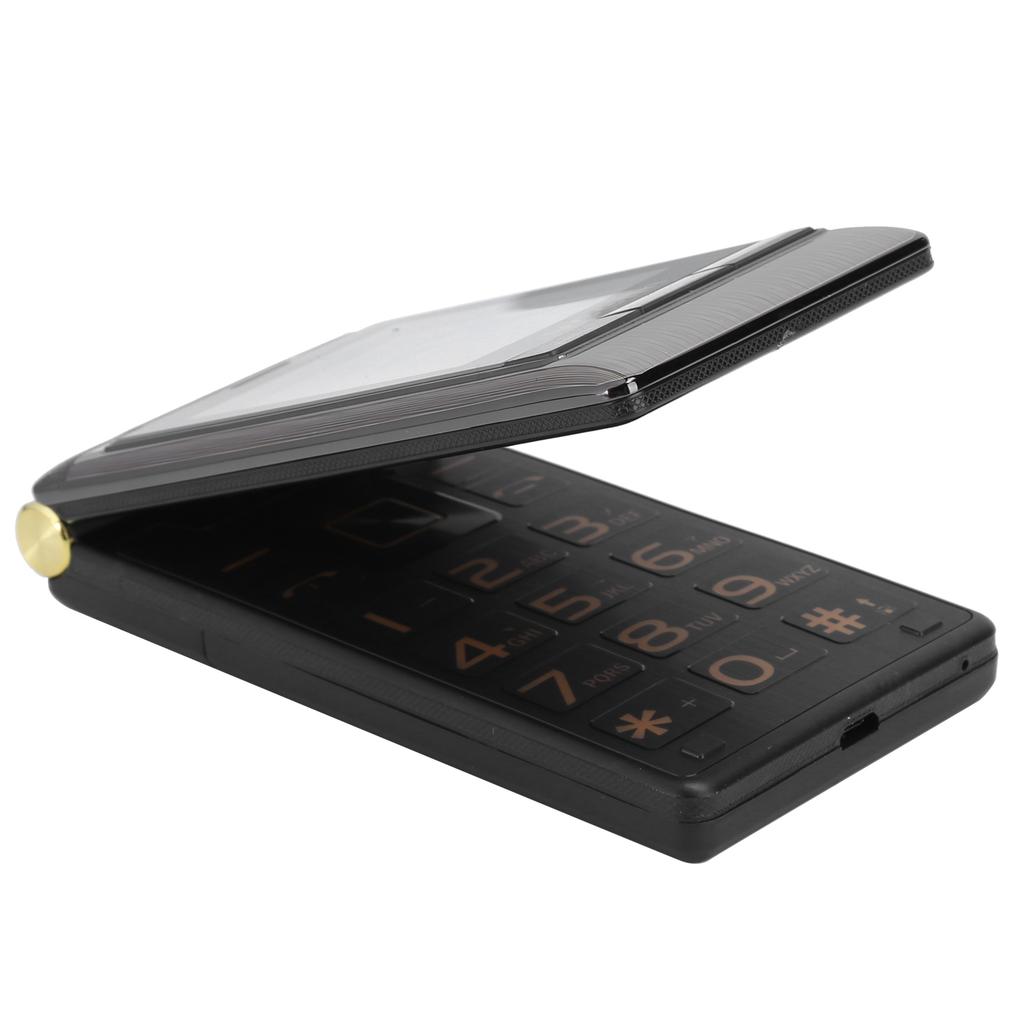 G10-1 Klapphandy 2,6 Zoll MP3 Großer Lautsprecher 4G Mobiltelefon für Senioren Dual-SIM Handy 100-240V Grau USA