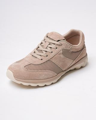 Summer Sneakers Allsy 2518 36 Beige Suede Textile