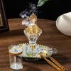 Versatilitys Glass Incenses Burners Set For Yoga Studios Home Decoration Romantics Occasion And Relaxation Ceremony Display