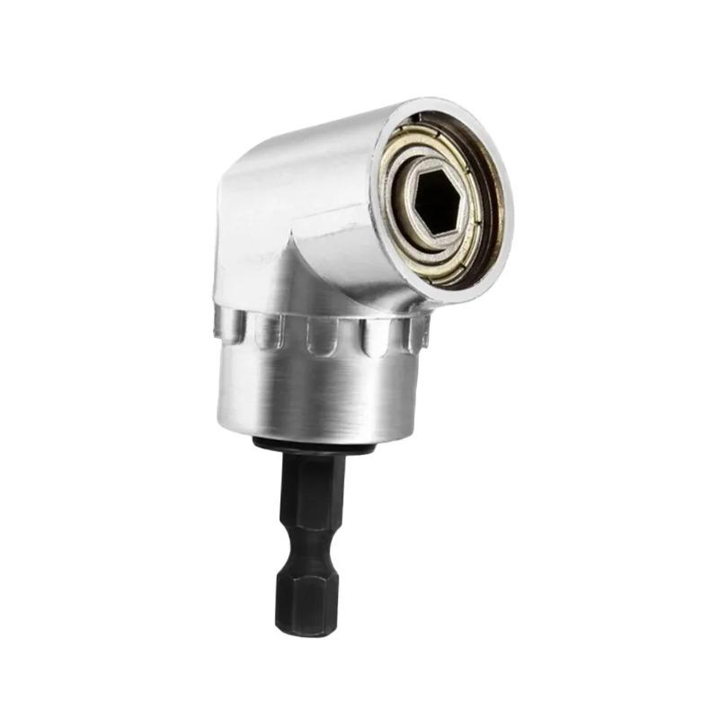 105 Degree Right Angle Drill Corner Tool Screw Hub Bend Screwdriver Bit Attachment Screw Hub Conversion Head for Electric