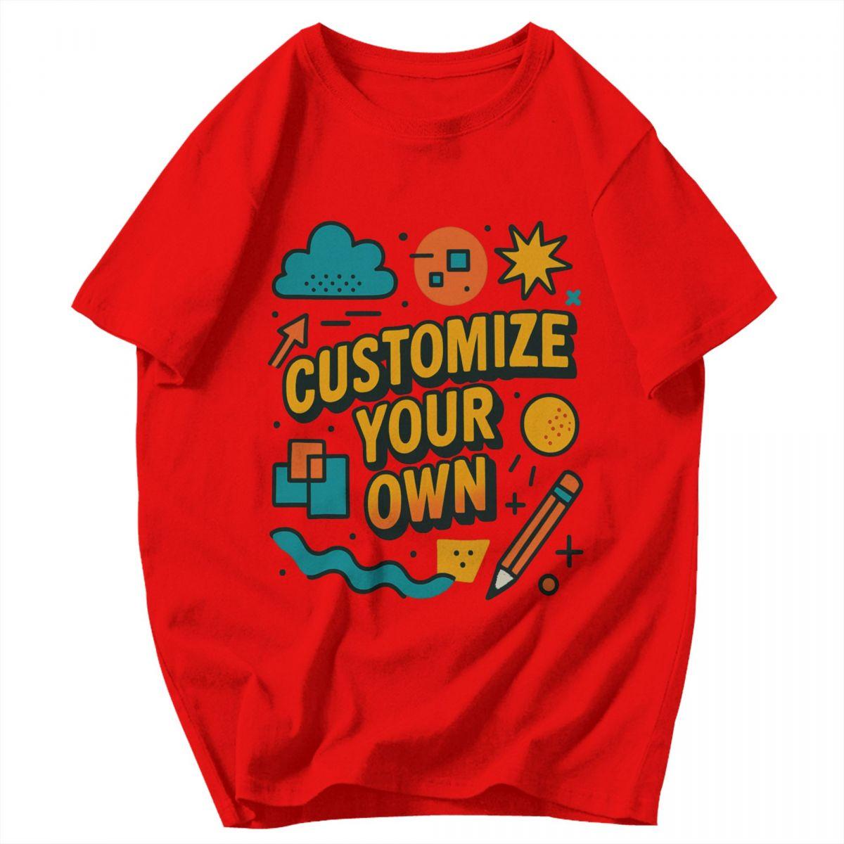 Men T Shirt Customize Your Own Unique Y2K Graphic Customized Unisex Clothing T Shirts S