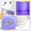 Easter Egg Blow Ups 6-Pieces PVC Bunny Decoration Toy Blow Up Easter Ornaments For Home Farmhouse Apartment Garden Courtyard
