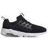 Li Ning Bubble Ace Half Palm Air Cushion Integrated Knitted Sports Shoes Women Sneakers Black White AGLM022-1