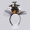 3D Glowing Castles Hairband Party Headwear For Halloween Night Event Theme Costume Accessories Festival Props Headpiece