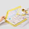 Transparent Storage Organizer Bag Large Capacity File Folder Bags Portable Zipper File Bag
