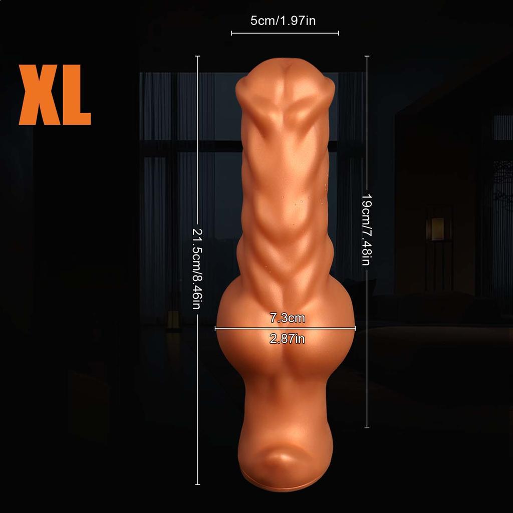 Liquid Silicone Irregular Anal Plug Adult Sex Toy Oversized Irregular Anal Expansion Penis Female Anal Masturbator