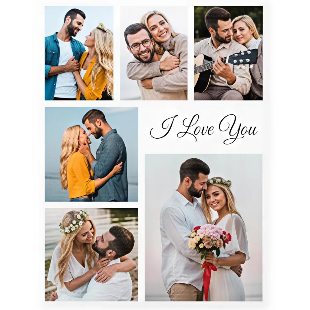 1pc Custom Flannel Blanket, Your Photo Desigin for Anniversary Mom Dad Sis Bro Lover, Valentine's Day Christmas New Year Gift