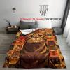 Cozy Cat Print Fleece Blanket: Perfect for All Seasons - Available In Queen, King, and Twin Sizes