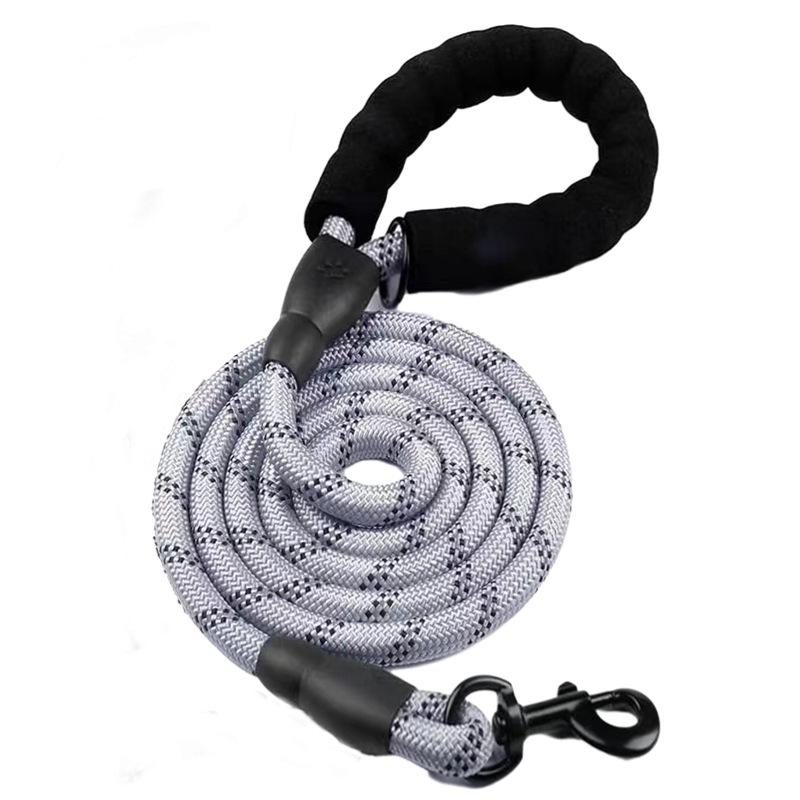 Nylon Dog Leash Chain Reflective Design Dog Collar Durable and Sturdy Puppy Harness Soft Pets Supplies Dogs Accessories
