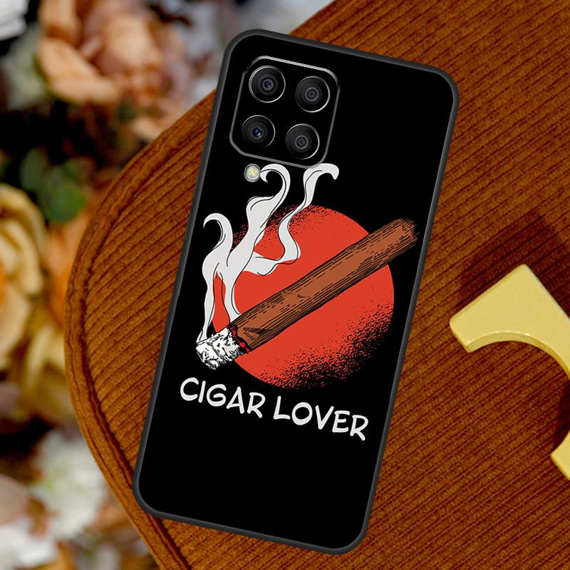 Cigar and Whiskey For Samsung Galaxy M14 M34 M54 M12 M32 M52 M53 M33 M13 M20 M15 M55 M31s M30s M21 M51 Case