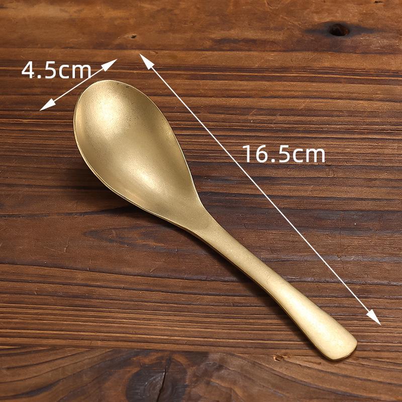 Retro Gold Stainless Steel Tableware Set: Rectangular Plate, Seasoning Dish, Bowl, Water Cup, Chopsticks, Spoon.