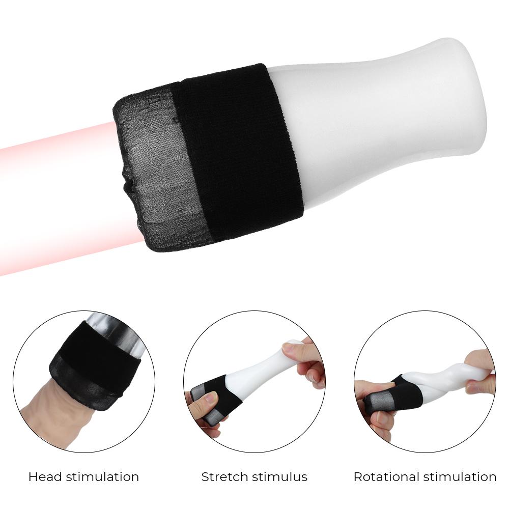 Tpe Sucking Massage Glans Penis With Mesh Realistic Pussy Artificial Vagina Adult Products Delay Ejaculation Male Masturbator Cup