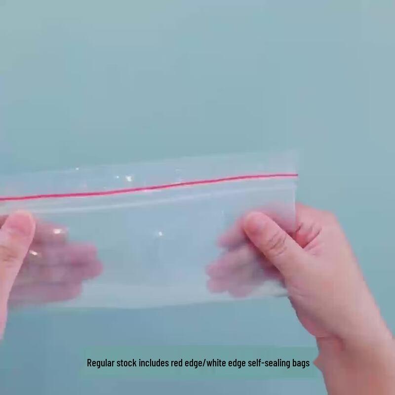 PE Plastic Herbruikbare Ritszakjes