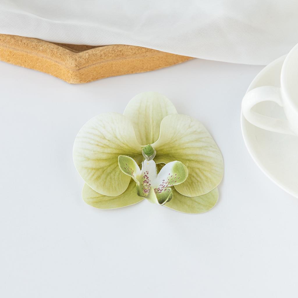 Phalaenopsis Simulation Flower Companion Gift 3D Printing Film High Quality Flower Head Decoration Sweet Headdress Shooting Props Fake Flowers