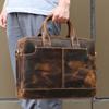 15.6“ Men Briefcase Bag Men's Bag Genuine Leather Briefcases Man Business Laptop Computer Handbags For Men Working Tote Bag